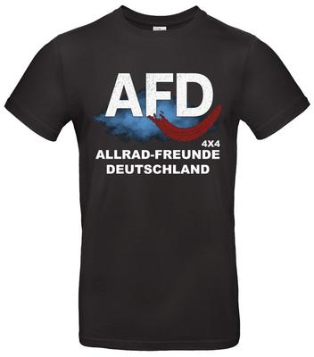Футболка AfD Четырехколесные Друзья Германия Унисекс Заявление для Поклонников Политики Унисекс Футболка Графическая футболка