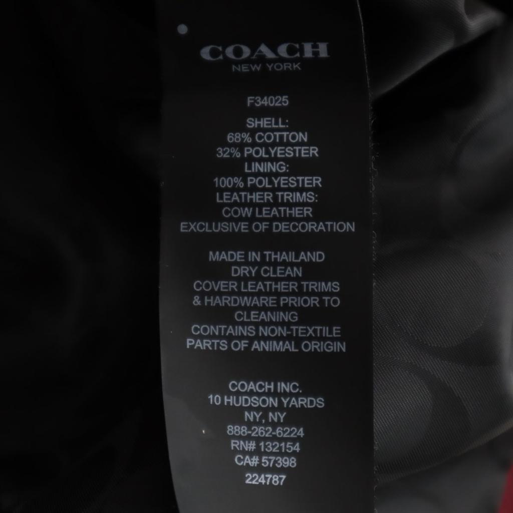 Coach Тренч XS Бордовый С чехлом Женский Б/у