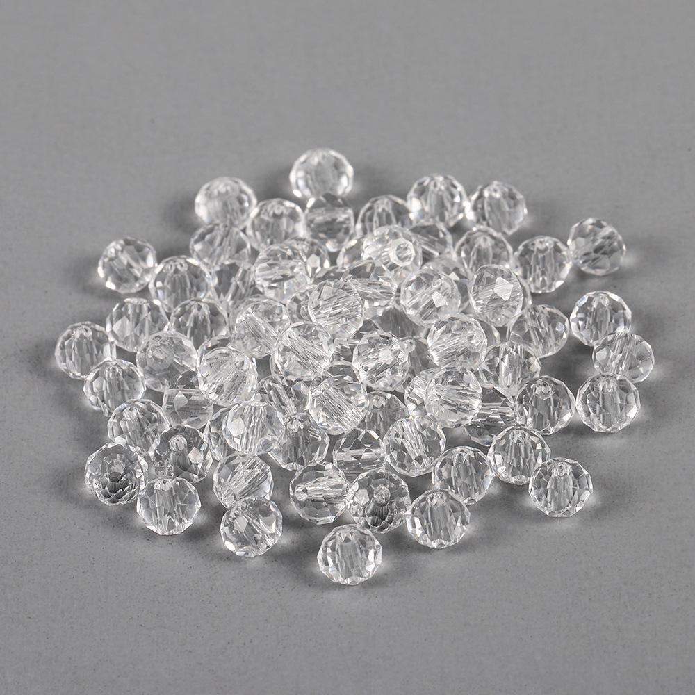 Набор для самостоятельного изготовления ювелирных изделий: Прозрачные стеклянные бусины 3-8 мм, рис, бриллианты, огранка кристаллов, в форме фонарика, разделительные бусины - идеально подходят для изготовления аксессуаров