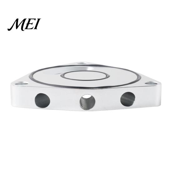 Air-tight Turbocharger Seal Turbo BOV Gasket Plate for Honda Civic 2015-2021 1.5T, 1.5T Aluminum Blow Off Valve Replacement, Exhaust Embedded Rubber