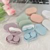 White Pink Yellow Glasses Cosmetic Contact Lenses Box Contact Lens Case For Eyes Travel Kit Holder Container Travel Accessaries
