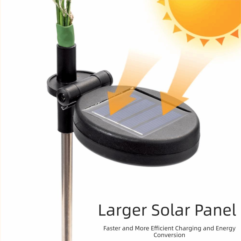 Colorful Design Solar Lawn Lamp Sunflower Shape Waterproof Feature LED Lawn Lamp Solar Powered Garden Light Garden Decoration
