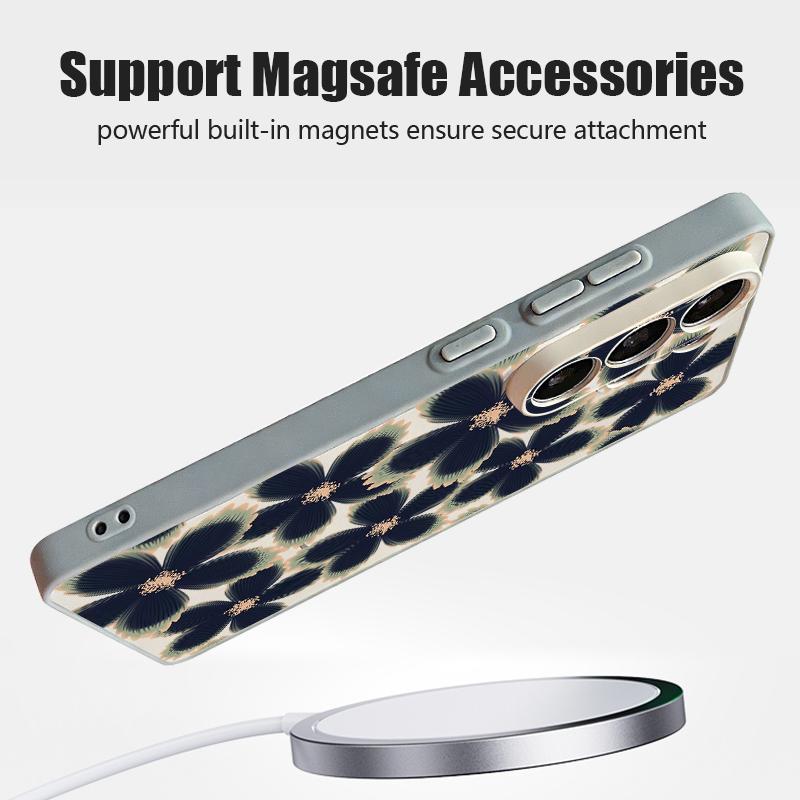 Магнитный чехол с узором «Маленький цветок» для Samsung Galaxy S26 S25 Ultra Edge S24 S23 FE A57 A17 A56 A37 A16 A55 A36 A54