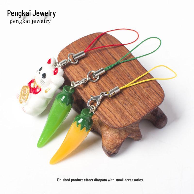 Сделай сам Красочный ремешок для мобильного телефона с карабином-лобстером – Аксессуар для ювелирных изделий ручной работы и шнурок-подвеска