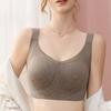 Большое женское нижнее белье Бесшовный бюстгальтер Красивый бюстгальтер в стиле жилета Дышащий бюстгальтер на косточках