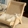 Wear-Resistant Pet Rocking Chair Elevated Cat Sofa Bed Cat Scratcher Cat Hammock Bed  for Cats/Dogs