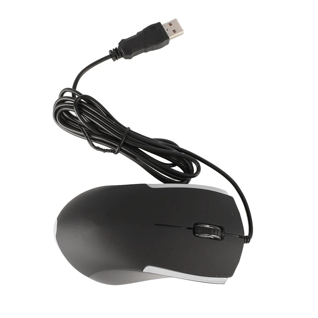 Проводная мышь высокой точности, чувствительная, Plug and Play, USB, игровая, с подсветкой, для ПК, ноутбука