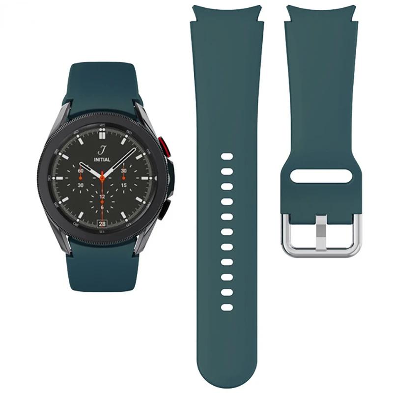 Силиконовый ремешок 20 мм для Samsung Galaxy Watch 7/6/5/4 40 мм 44 мм Pro 45 мм Браслет Ремень Galaxy Watch 6 4 Classic 47 мм 46 мм Correa