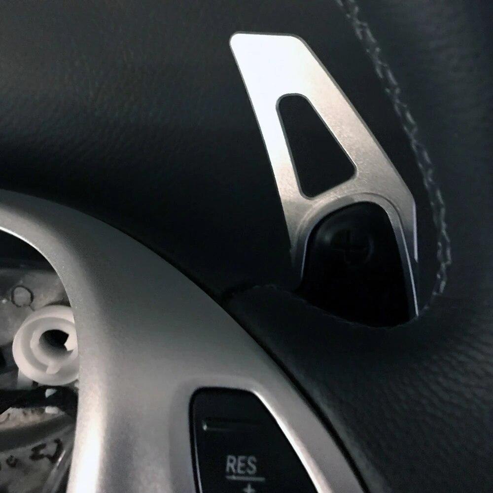 Для Benz Smart 451 453 для двоих 2009-2017 для четырех 2015-2017 рулевое колесо автомобиля подрулевые переключатели передач DSG удлинитель наклейки