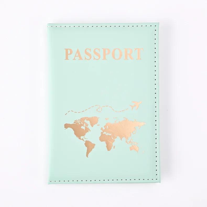 Fashion Credit Card Holder Wallet Pouch Simple 2024 New Passport Cover Case Women Men Travel Wedding Passport Covers ID Holders