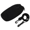 Outdoor Sports Water Bottle 1L Thermal Holder Case Cover with Strap (Black)