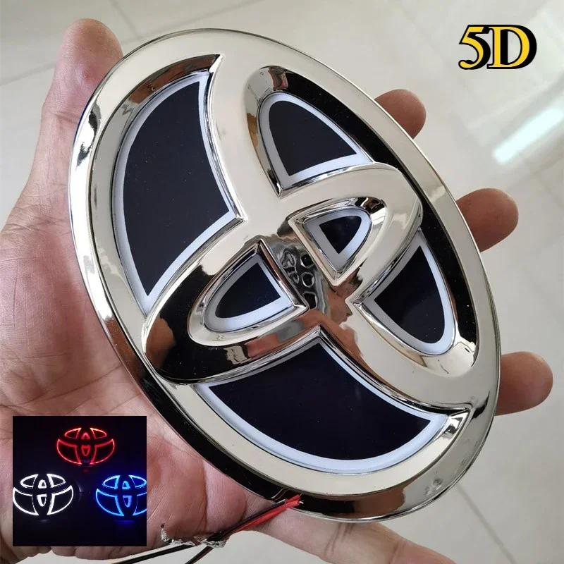 Светодиодная подсветка для решетки радиатора, логотипа багажника 5D для Toyota Corolla Camry Reiz PRADO Vios Highlander LVALON Yaris LANDCRUIS
