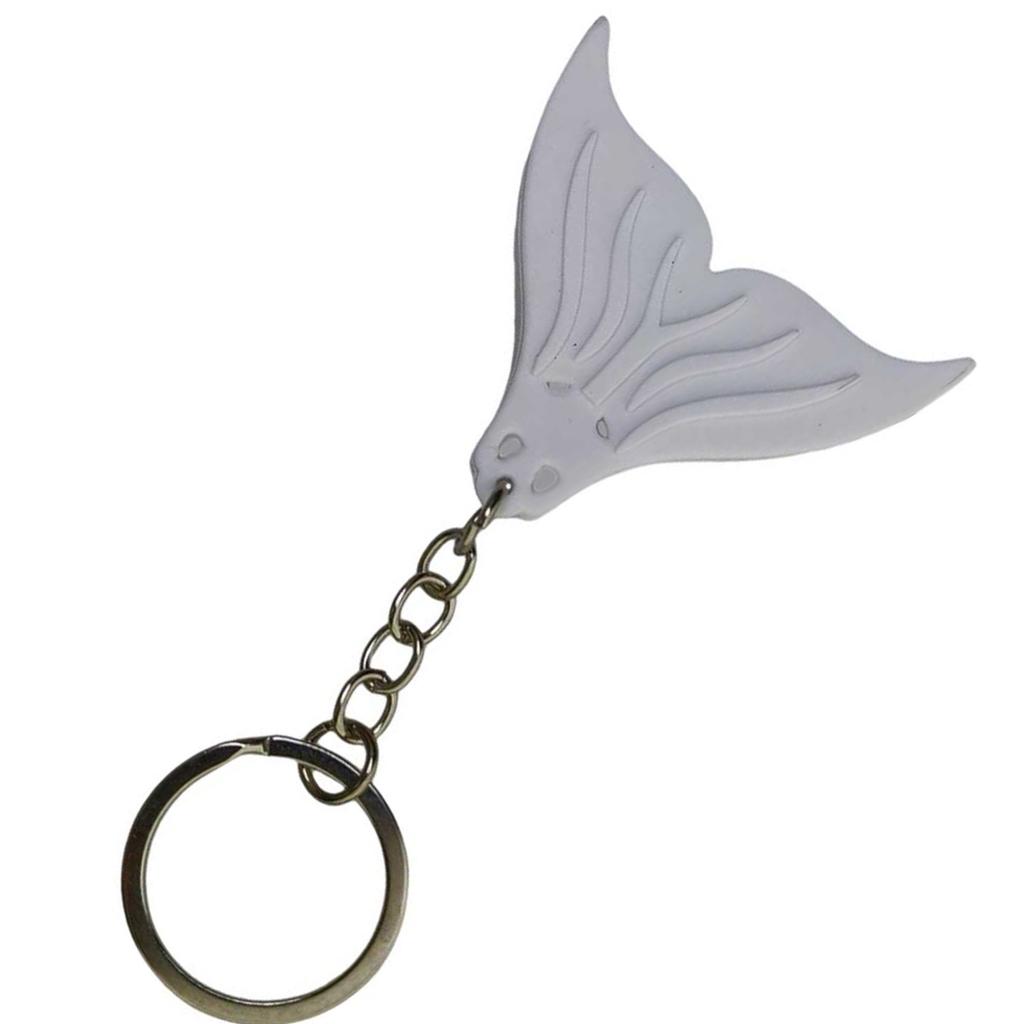 Силиконовый брелок-подвеска в виде хвоста русалки, стильный брелок в стиле дайвинга, мягкий на ощупь, декоративный брелок для сумок и кошельков