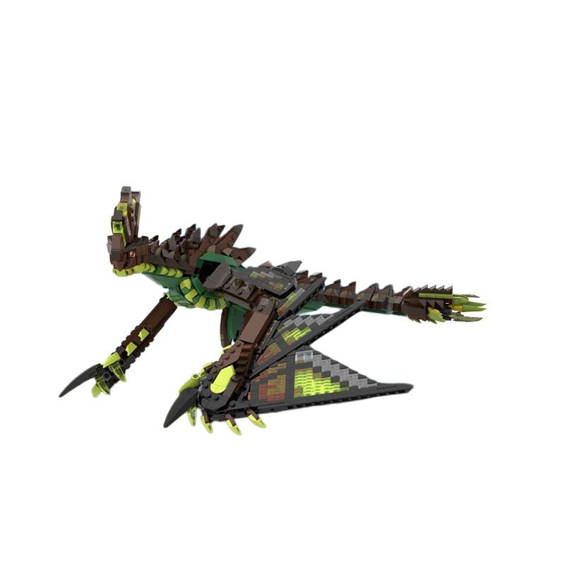 Buildmoc Monster Astalos Game Hunter Beast MOC Set Building Blocks Kits Toys for Children Kids Gifts Toy 1714PCS Bricks