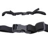 Dual Release Buckle Bag Parts Accessories Fixed Belt Straps Non-slip Buckles Nylon Sternum Strap