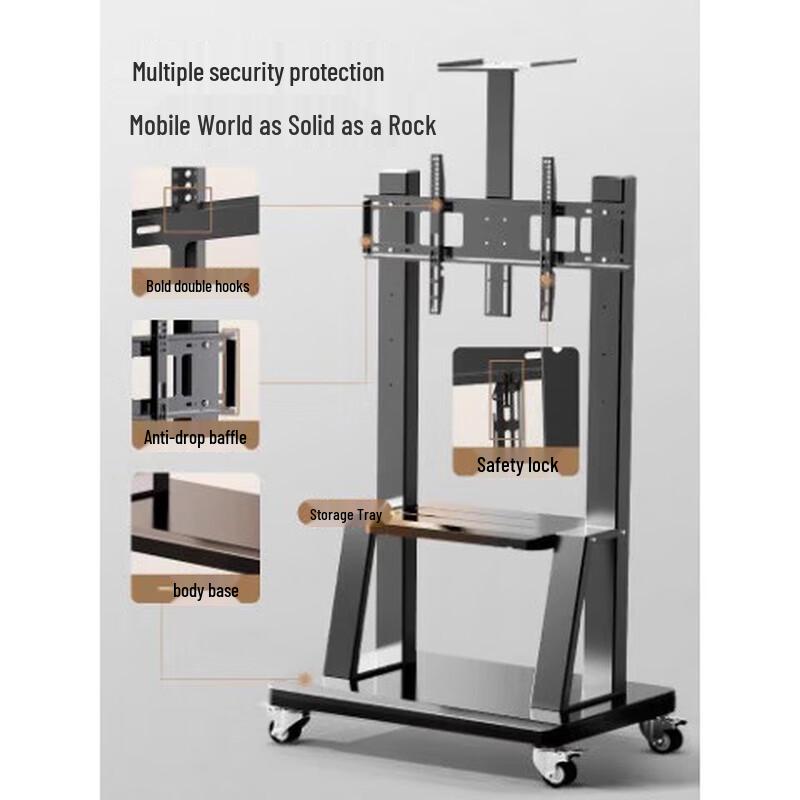 Mobile TV Stand for 50-110 Inch Screens