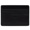 Charlie Leather RFID Wallet, Unisex Black Wallet