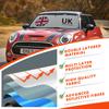 Car front windshield sunshade accessories UK Flag Emblem  UV Protection for 2015- Mini Cooper Cooper S Hardtop 4 Door