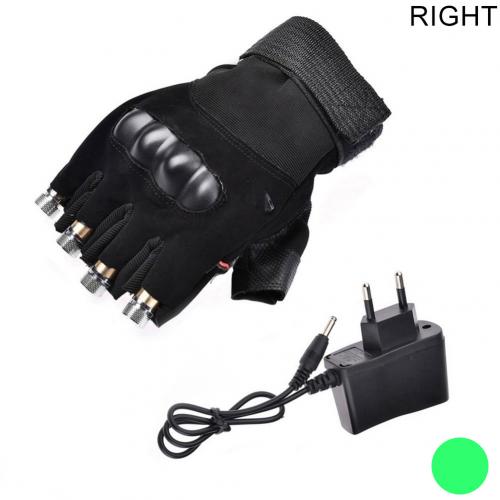 1 шт., мужской и женский светящийся браслет, красная/зеленая лазерная перчатка, светодиодная танцевальная сценическая шоу-программа для диджеев, клубных реквизитов, вечеринок, мероприятий, лазерная перчатка