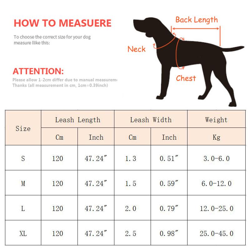 Sturdy Nylon Big Dog Leash for Medium Large Dogs Strong Pet Round Rope Bulldog Golden Retriever Pitbull Lead Chain Pet Supplies