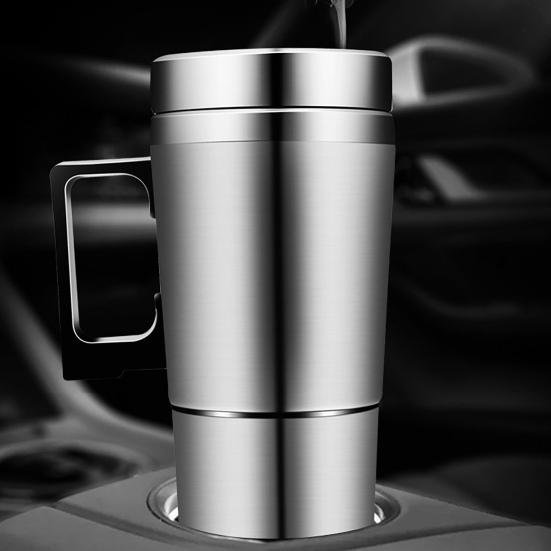 Автомобильный электрический чайник, съемный, с быстрым нагревом, 12/24 В, 300 мл, электрический автомобильный чайник из нержавеющей стали с подогревом, чашка для воды, чая, кофе, молока