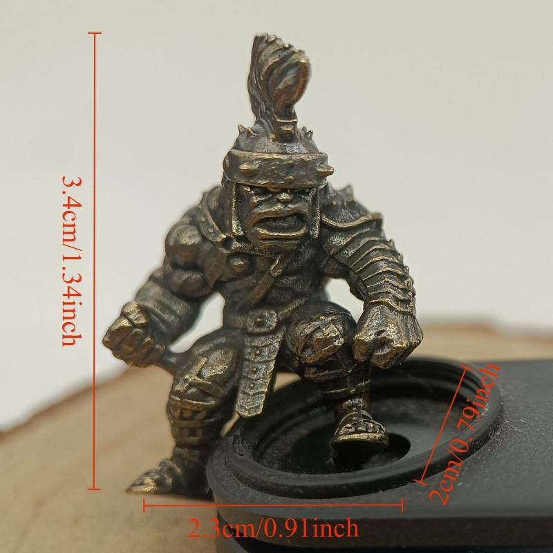 Soldier Brass Knife Beads DIY Woven Bracelets Lanyard Keychain Pendants Accessories Outdoor Tool Hangings Charms