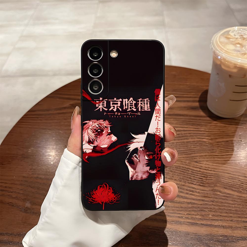 Крутой аниме чехол Tokyo Ghoul для телефона Samsung S26 S24 Ultra S25 S23 Fe S22 S20 S21 Plus A54 A34 A53 A16 Задняя крышка