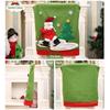 Party Xmas Elk Santa Claus Chair Back Covers Chair Cover Christmas Decoration New Year Decor