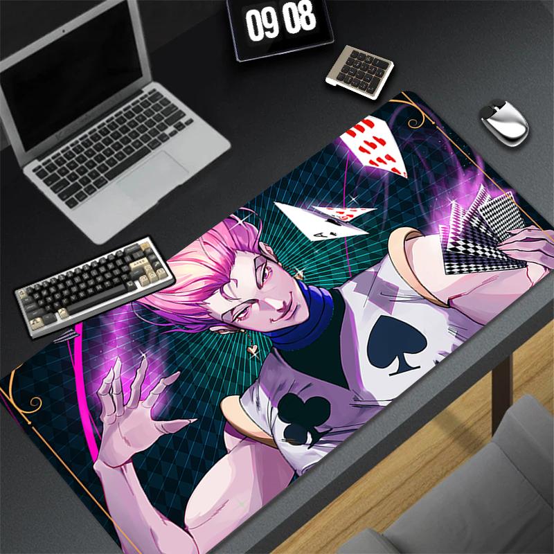 Computer Gaming Accessories Mousepad Office PC Mouse Pad Keyboard Pad Hhunter x Hhunter Hisoka Desk Decoracion Anime Desk Mat