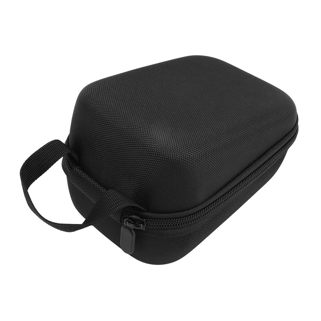 Portable Travel Bag EVA Nylon Hard Shell Storage Case Compact Organizer with Handle and Mesh Pouch Black