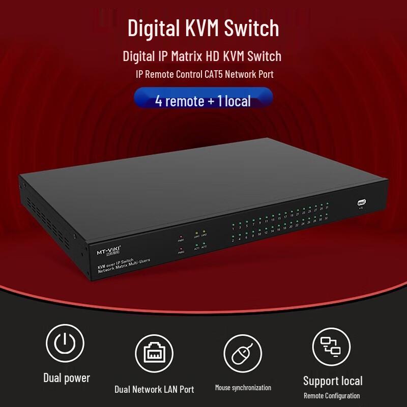 MaiTuoWeiJu MT-9432MS 32-Port IP KVM Switch