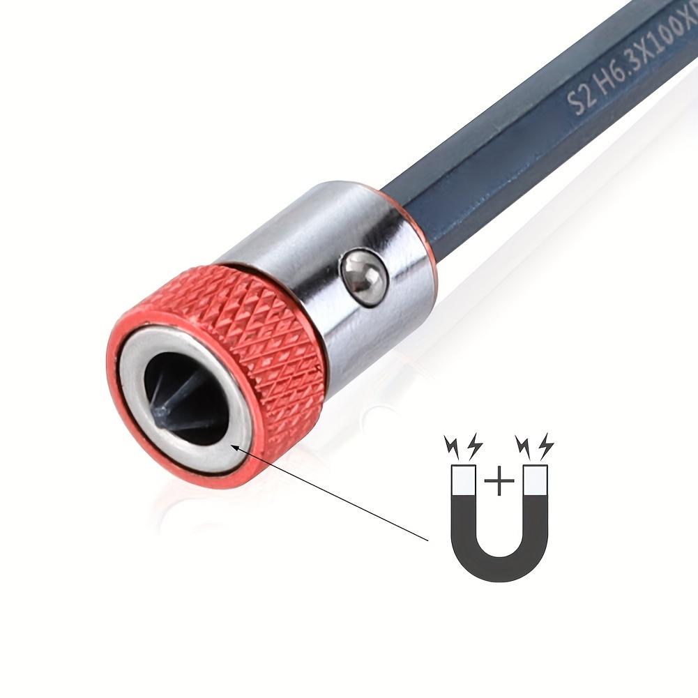 6,35 мм Универсальное магнитное кольцо Сплав Магнитное кольцо Отвертка Бита Антикоррозийный Сильный Намагничиватель Сверло Магнитное кольцо Инструмент