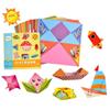 54Pages 3D Cartoon Animal Origami Kids Educational Toys DIY Paper Art Baby Early Learning Toys Gifts