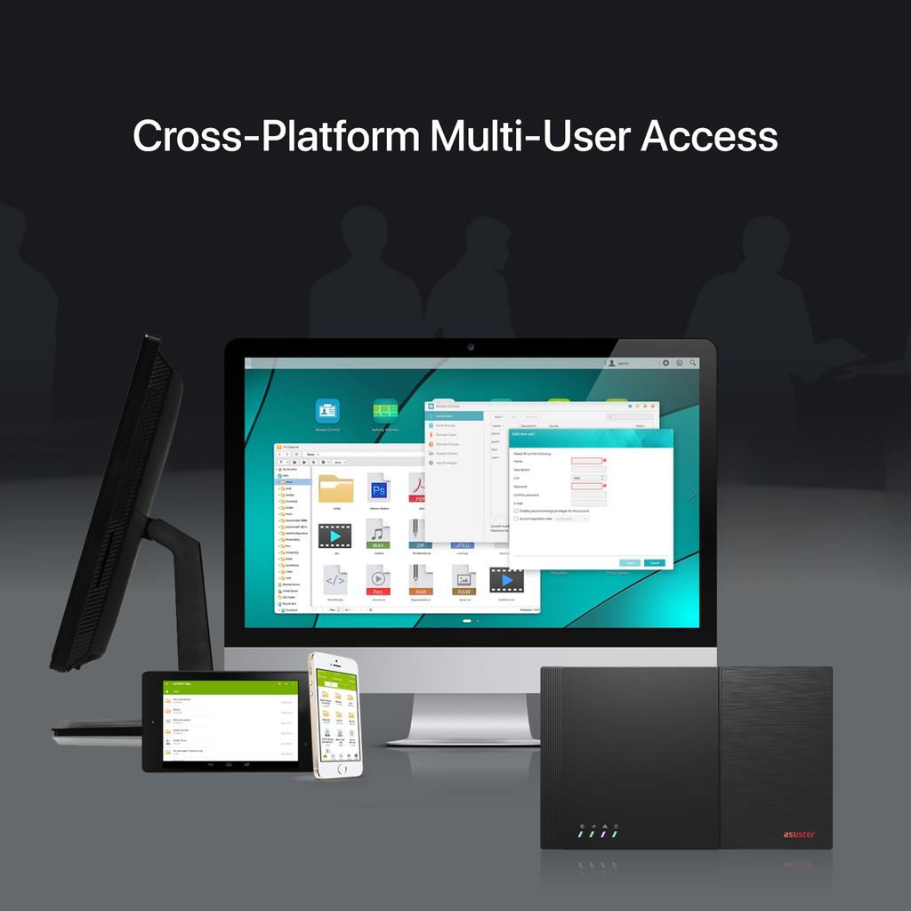 ASUSTOR ASUS Дочерний SSD NAS 6-отсековый FS6706T Flashstor 6 NvMe SSD слот Intel Celeron N5105 Четырехъядерный высокоскоростной порт DDR4 4 ГБ памяти HDMI оборудован