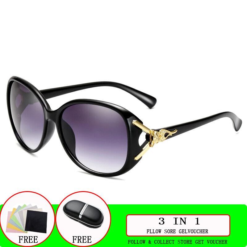 Женские ретро-квадратные солнцезащитные очки с защитой от УФ-излучения и футляром для лета