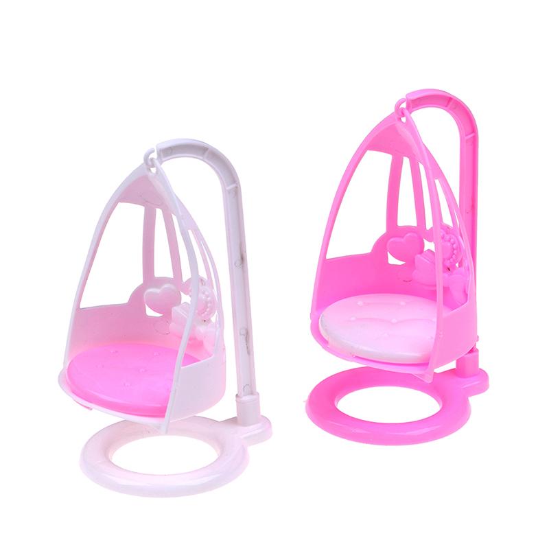 Dollhouse Swing Chair For Girl Doll Miniature Furniture Toys Doll House Decor