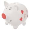 Ceramic piggy bank, breakable, 10 cm