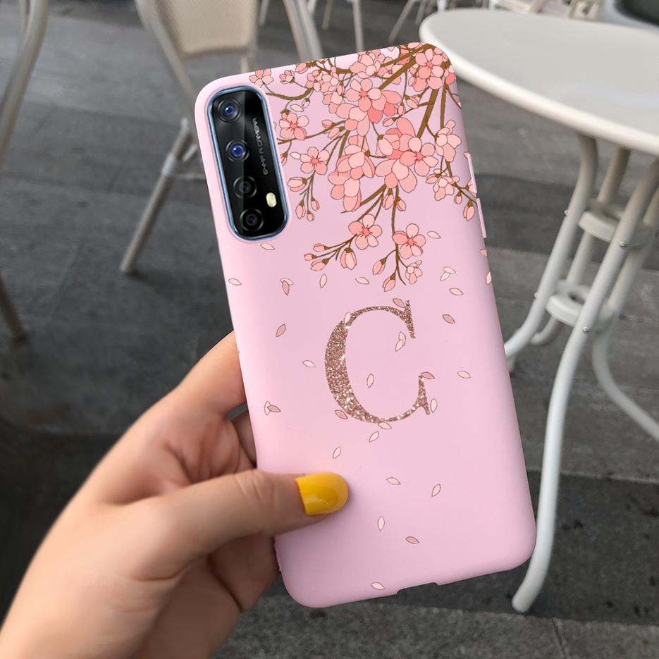 Чехол для Realme 7 Милые Буквы Короны Чехол Мягкий Силиконовый ТПУ Чехол для Телефона Для Oppo Realme 7 Pro Realme7 5G Задняя Крышка Чехол Бампер