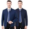Весна и осень новый высококачественный пиджак мужской среднего возраста деловой повседневный пиджак мужской воротник стойка шелковица тонкий топ