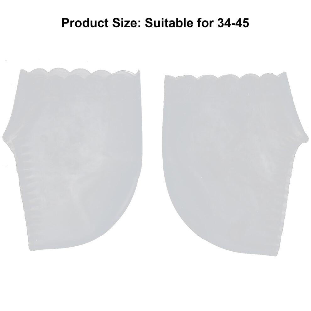 Silicone Heel Sleeve for Foot Care Elastic & Pain Relief White Color