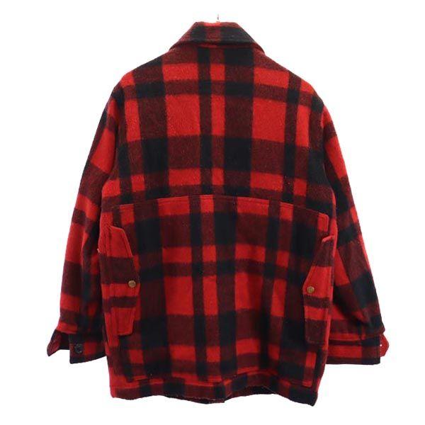 Wrangler Винтажная клетчатая куртка 70-х с длинным рукавом L Красная серия Мужская Б/У