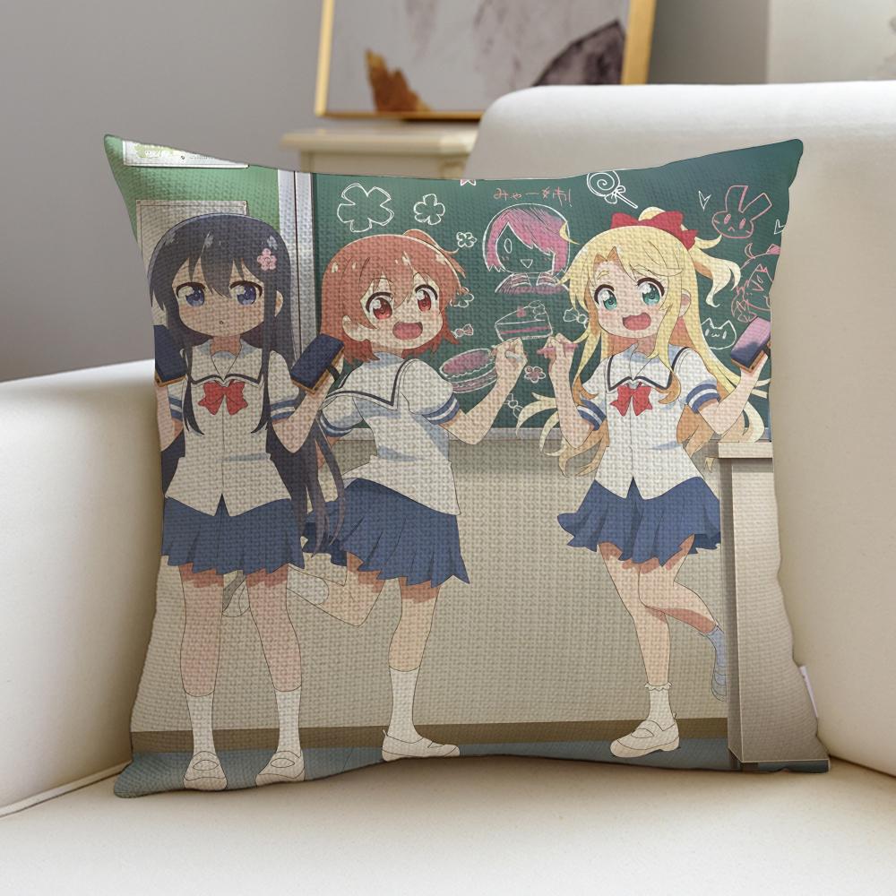 WATATEN an Angel Flew Down to MeS Cushion Cover Breathable and skinfriendly linen pillowcase removable and washable cushion
