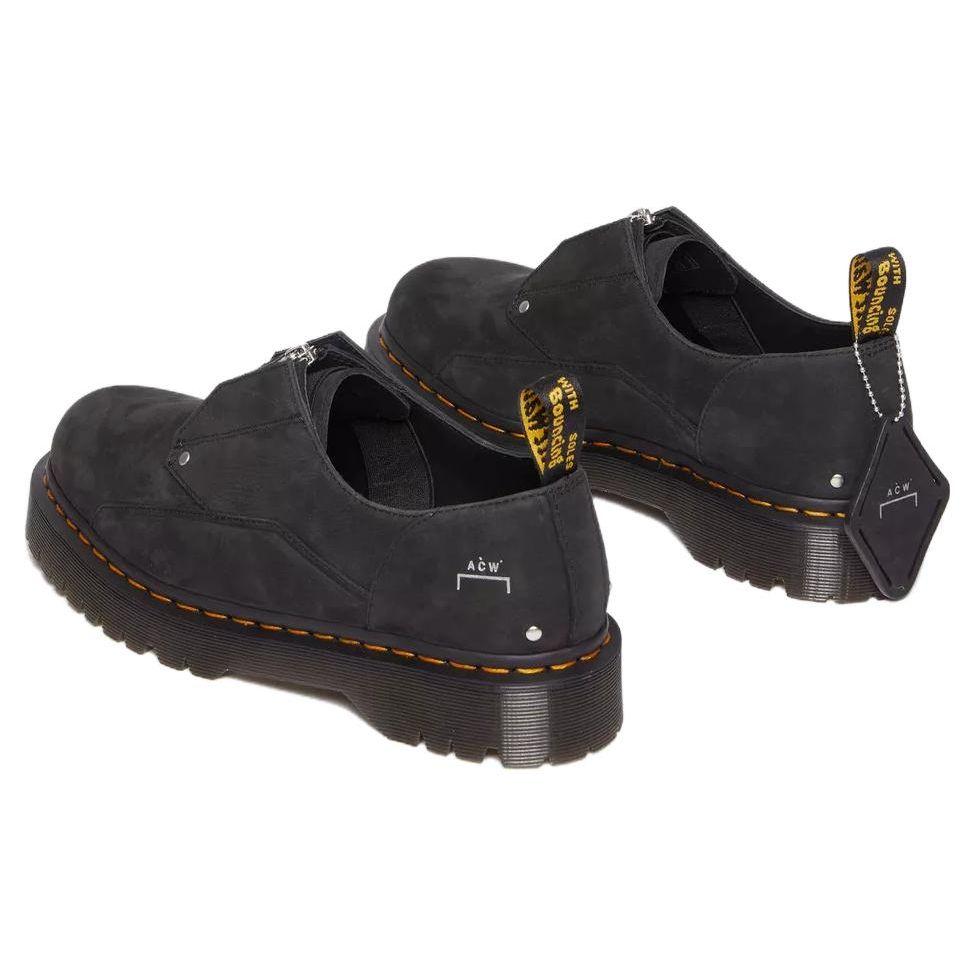 A-Cold-Wall* x Dr. Martens 1461 Bex Onyx Унисекс Кроссовки Черный Черный-Фрезерованный-Нубук 31369001