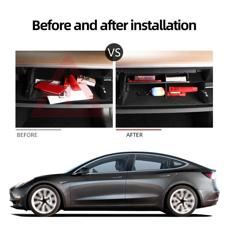 Разделитель для вещевого ящика пассажира Tesla Model 3/Y 2022