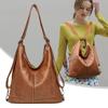 Women Shoulder Bag Rivet Pu Soft Leather Handbag Women Tote Bag