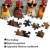 1000Pcs/Set Runway Roosters Jigsaw Puzzle Rooster Art Puzzle Challenge Game Educational Animal Difficult Puzzle Toy Decoration