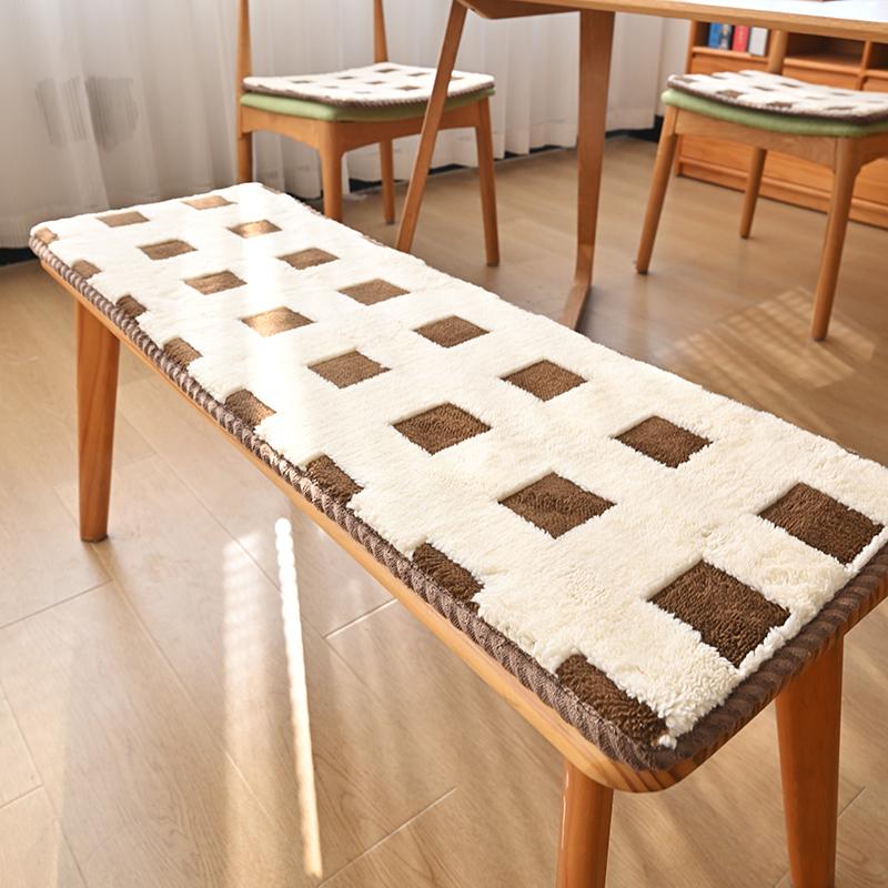 НОВЫЕ плюшевые подушки для скамьи разных размеров, нескользящие подушки на сиденье стула, дивана, подоконника, подушка для сиденья скамьи в ресторане, саду, качели