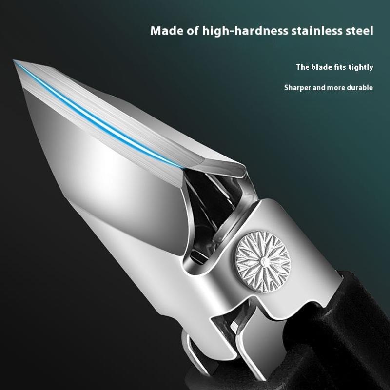Super Slanted Pointed Nail Clippers Anti-Splash Thick Nail Clipper Toenail Pliers Nail Scissors Toenail Pliers Nail Care Tools