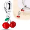 Медь Клубника Ананас Вишня Авокадо Шарм Подвеска Бусины Подходят Шарм Оригинальный Браслет Для Женщин Изготовление Ювелирных Изделий
