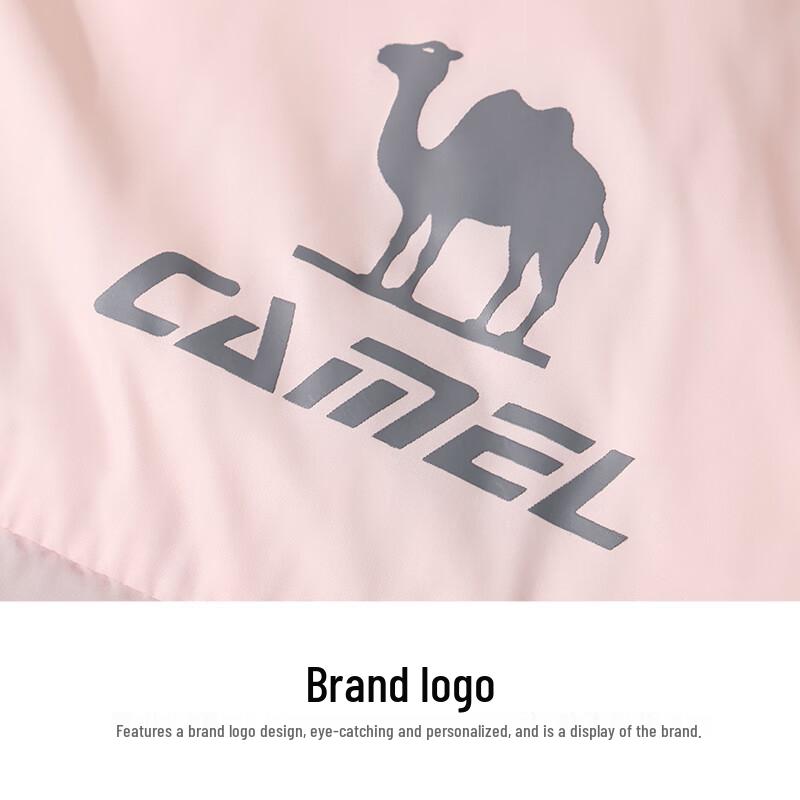 Camel Унисекс водоотталкивающая куртка с капюшоном и 90% пуха
